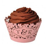 Cup Cake Wrapper - Monogram